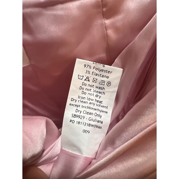 House of CB Giuliana Ballerina Pink Satin Maxi Skirt Size XS Extra Small - Picture 9 of 10